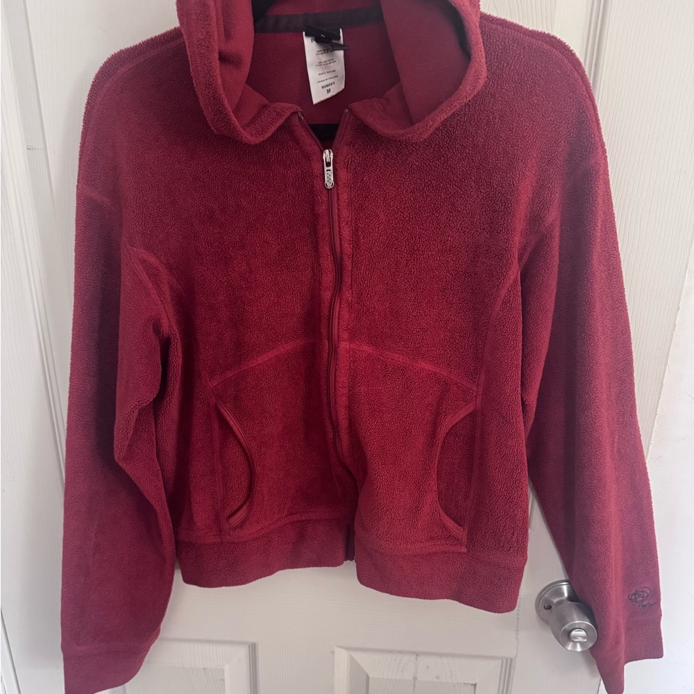 PATAGONIA Full Zip Fleece Magenta Full Zip Hoodie M